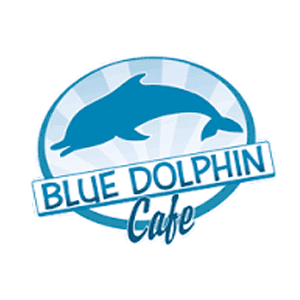 Blue Dolphin Cafe Sarasota logo, a Local Tea Company Serving Partner